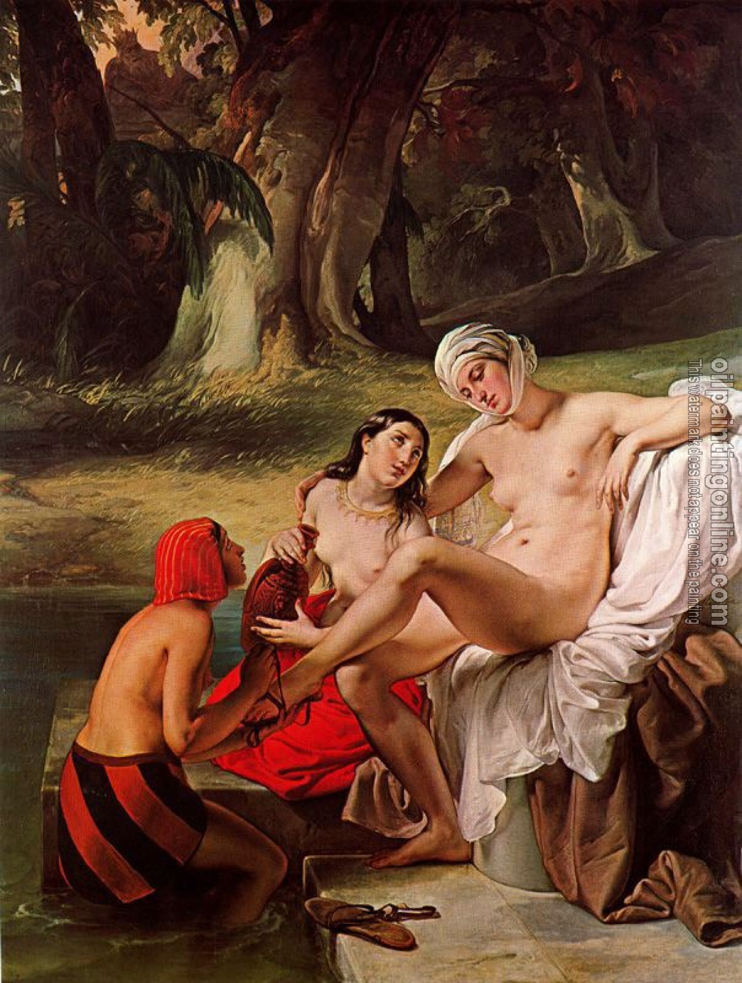 Francesco Hayez - Bathsheba Bathing